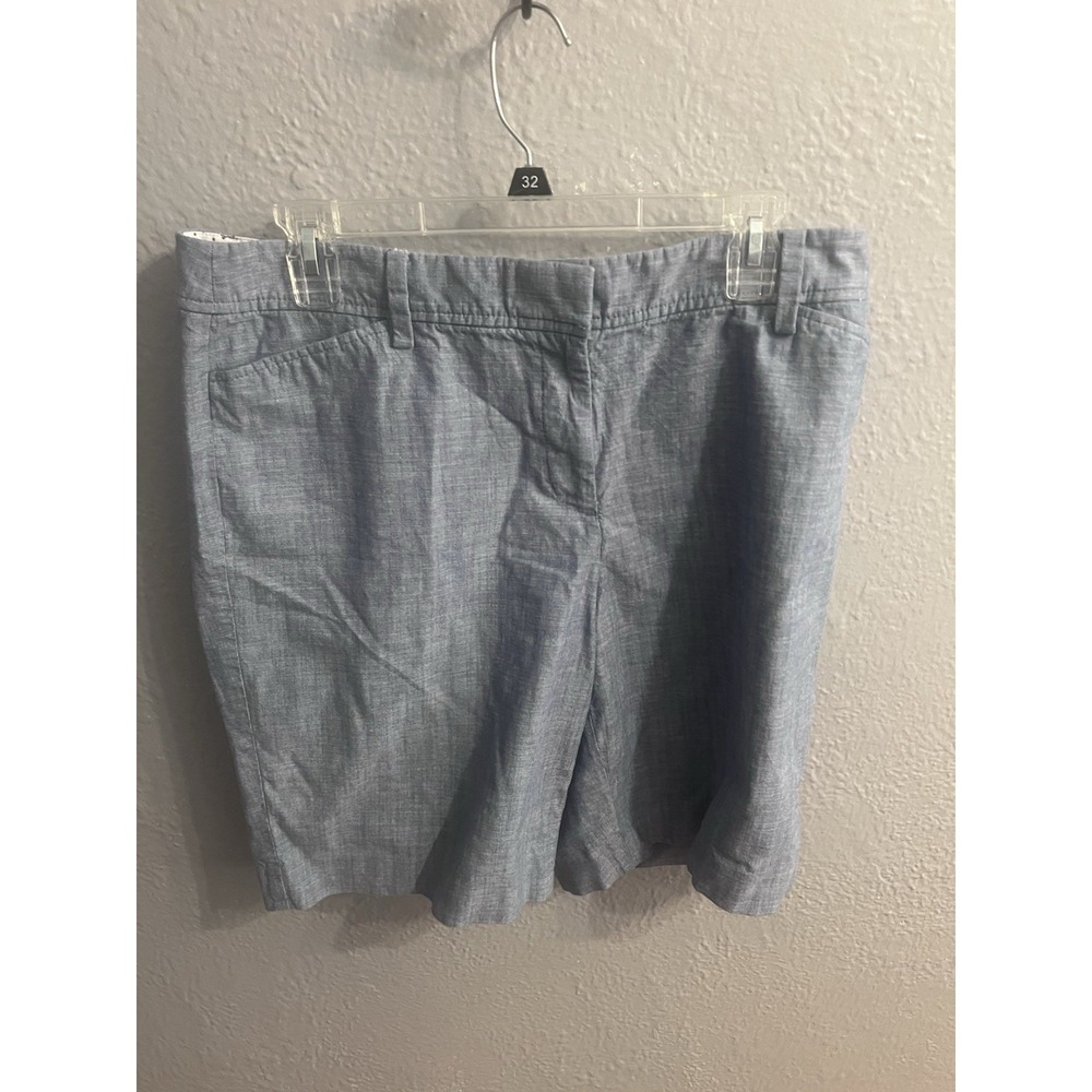 Talbots Bermuda Shorts Womens Size 12 Blue